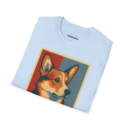 Corgi 'NOPE' Graphic T‑Shirt — Retro Pop Art Tee