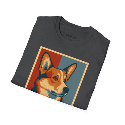 Corgi 'NOPE' Graphic T‑Shirt — Retro Pop Art Tee