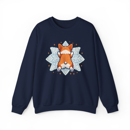Corgi Sploot Mandala Sweatshirt — Cute Dog Christmas Crewneck