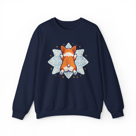 Corgi Sploot Mandala Sweatshirt — Cute Dog Christmas Crewneck